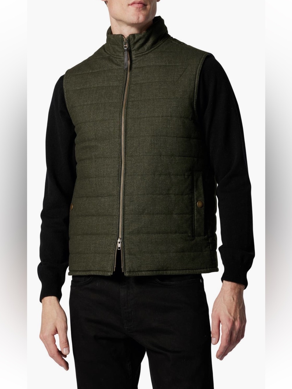 Rodd & Gunn Dunedin Road Stretch Cotton Blend Quilted Vest Size L